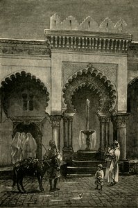 Colonnade de la mosquée de Djamaa-El-Kebir, Alger