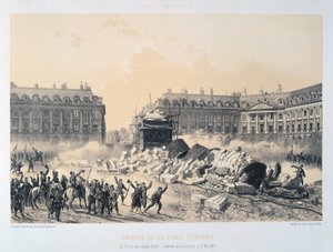 Colonne de la Place Vendôme, Commune de Paris, 16 mai 1871 - Unbekannt