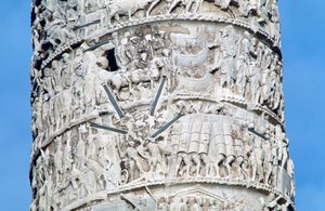 Colonne de Marc Aurèle, détail, Piazza Colonna, Rome - Unbekannt