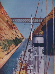 Achevé en 1893, le canal de Corinthe, 1937 - Unbekannt