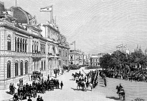 Bâtiments du Congrès, Buenos Aires, Argentine, 1895 - Unbekannt