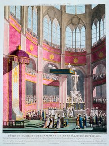 Consécration de Napoléon et couronnement de Joséphine par le pape Pie VII, 2 décembre 1804 - Unbekannt