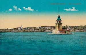 Constantinople - Tour de Léandre, c1900
