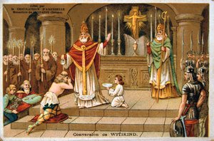 Conversion de Witikind, 785 après J.-C., 19e siècle