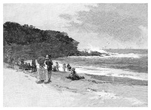 Plage de Coogee, Sydney, Nouvelle-Galles du Sud, Australie, 1886 - Unbekannt