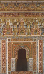 Corniche et fenêtre au centre de la façade de la mosquée, 1907 - Unbekannt