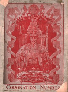 Couronnement du roi Édouard VII, couverture du magazine The Graphic, 13 août 1902
