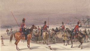Cosaques convoyant des déportés, 1831 - Unbekannt