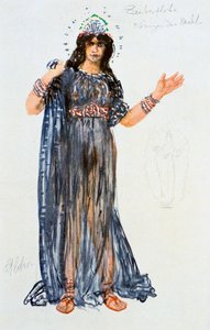 Conception de costume pour la Reine de la Nuit, 1913 - Unbekannt