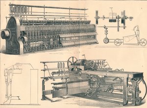 Filature de coton, XIXe siècle - Unbekannt