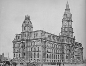 Palais de justice, Louisville, Kentucky, vers 1897 - Unbekannt