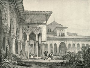 Cour des Lions, 19ème siècle, 1907