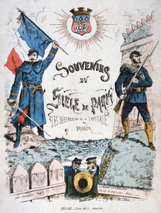 Couverture pour Souvenirs du Siège de Paris, 1870-1871 - Unbekannt