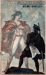 Couverture de Frankenstein, par Mary Shelley, fin du XIXe siècle