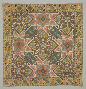Couverture avec motif géométrique, 1800s - Unbekannt