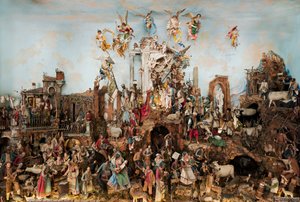Crèche, milieu du 18ème siècle - Unbekannt