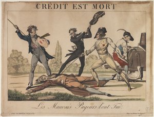 Crédit est mort, début du 19e siècle