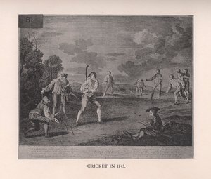Cricket en 1743, 1912