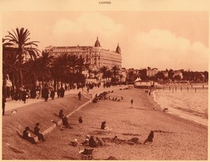Promenade de la Croisette - Plage et Casino, Cannes, 1930 - Unbekannt