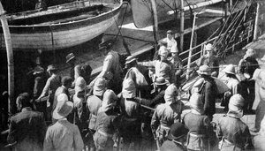 Guerriers captifs de Cronje, les docks, Paardeberg, Afrique du Sud, 1900 - Unbekannt
