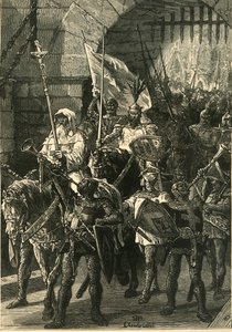 Croisés en marche, vers 12e siècle, 1890
