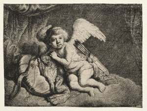 Cupidon se reposant, XVIIe siècle