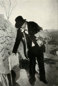 Cézanne avec peinture et palette, c1900 - Unbekannt