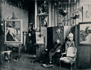 Dagnan dans son atelier
