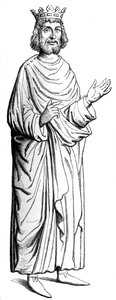 Dagobert I 603-689, roi mérovingien, 16ème siècle, 1849