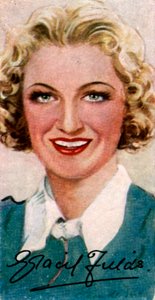 Dame Gracie Fields, 1898-1979, chanteuse et comédienne anglaise, 20ème siècle