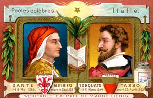 Dante Alighieri et Torquato Tasso, vers 1900 - Unbekannt