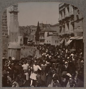 Rue David, Jérusalem, c1900