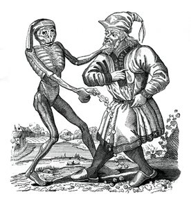 La mort et le juif, un épisode de la danse macabre - Unbekannt