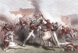 Mort du brigadier Adrian Hope, révolte indienne, 15 avril 1858 - Unbekannt