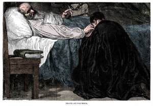 Mort de Christophe Colomb, 1506, 1872