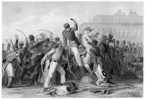 Mort du colonel Finnis à Meerut, 1857 - Unbekannt