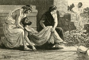 La mort de Pausanias - Unbekannt