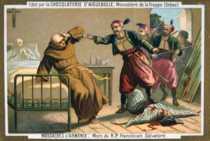 Mort du révérend père Salvatore, moine franciscain, 1895