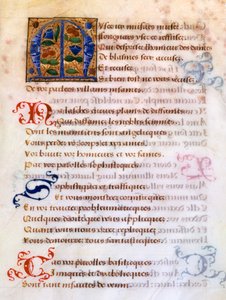 Lettre initiale décorée M - Unbekannt