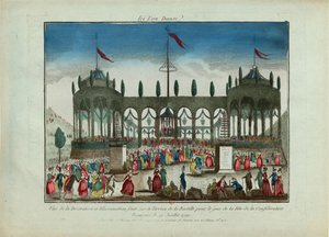 Décoration et illumination de la Bastille pour la fête de la Fédération le 14 juillet 1790 - Unbekannt