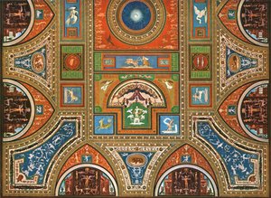 Décoration dans les appartements Borgia, Palais apostolique, Vatican, Rome, Italie, 1928 - Unbekannt