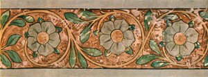 Décoration dans le cloître de la collégiale d