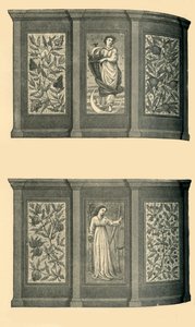 Décorations de la salle à manger ouest, musée de South Kensington, vers 1865, 1881 - Unbekannt