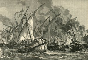 Défaite de la flotte sarrasine devant Constantinople, 717-718, 1890 - Unbekannt