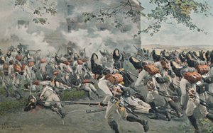 Défense du grenier à Essling, 1809 - Unbekannt