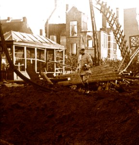 Gare de Deinze, Flandre, Belgique, vers 1914-1918 - Unbekannt