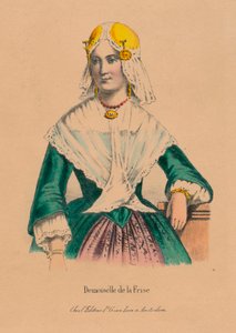 Demoiselle de la Frise, années 1850 - Unbekannt