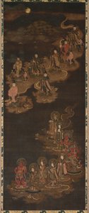 Descente des neuf luminaires et des sept étoiles à Kasuga, 1300s