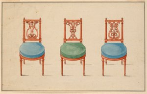 Conception pour trois chaises