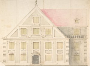 Conception pour une façade de maison, 18ème siècle